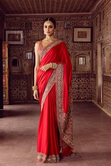 Red Saree